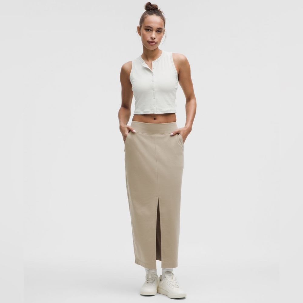 lululemon athletica Cream Maxi Skirt